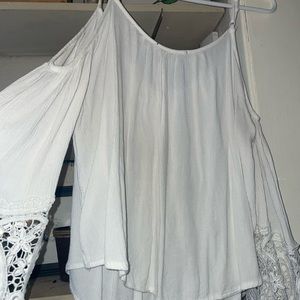 White off the shoulder blouse